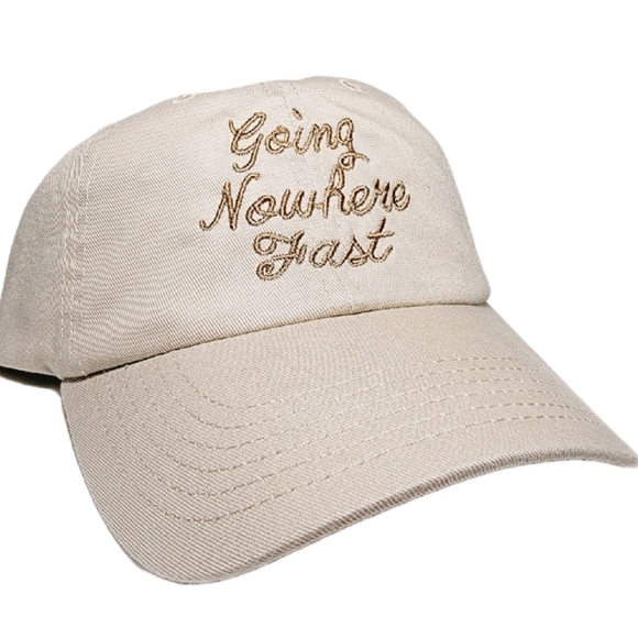 Going Nowhere Fast Direct Embroidered Relaxed Dad Cap - Picture 3 of 5